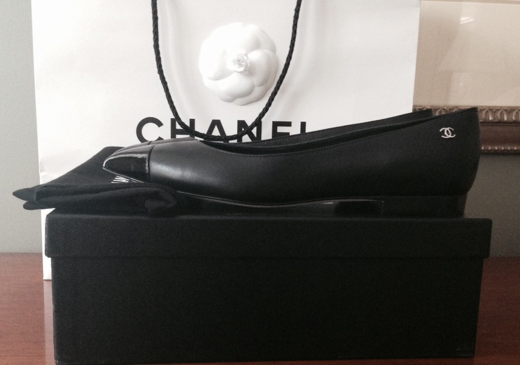 Chanel Black flats