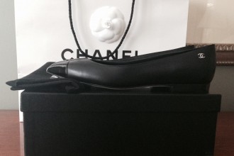 Chanel Black flats